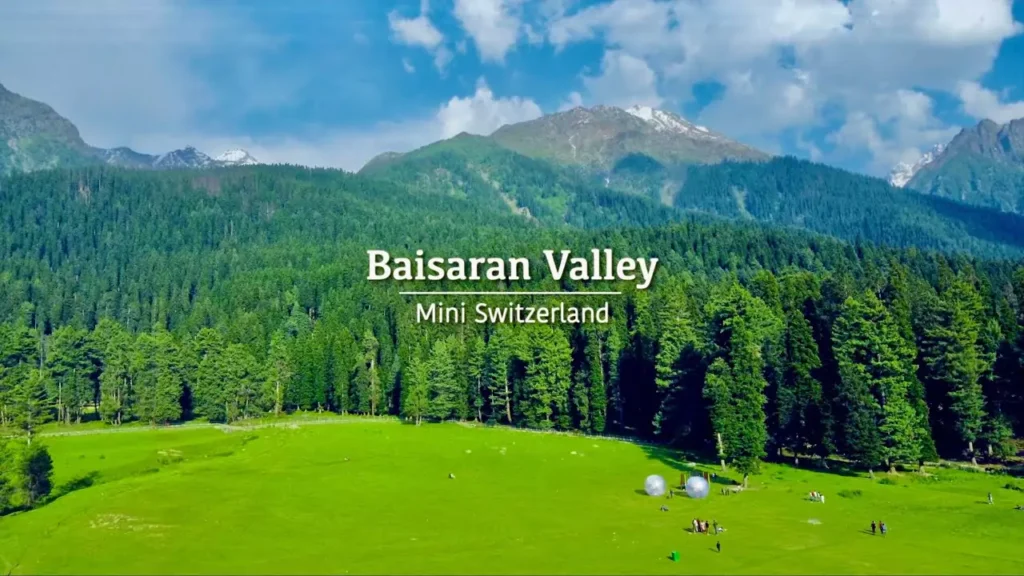 Baisaran Valley Pahalgam in Winter