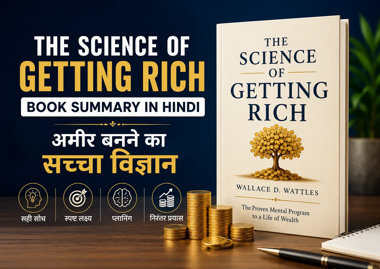 The Science of Getting Rich Book Summary in Hindi