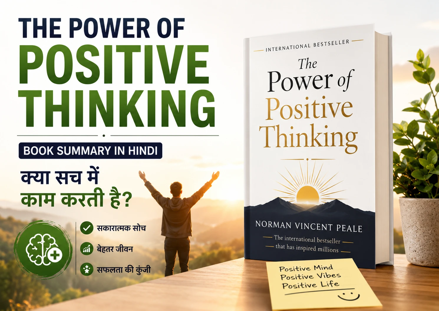 The Power of Positive Thinking Book Summary in Hindi