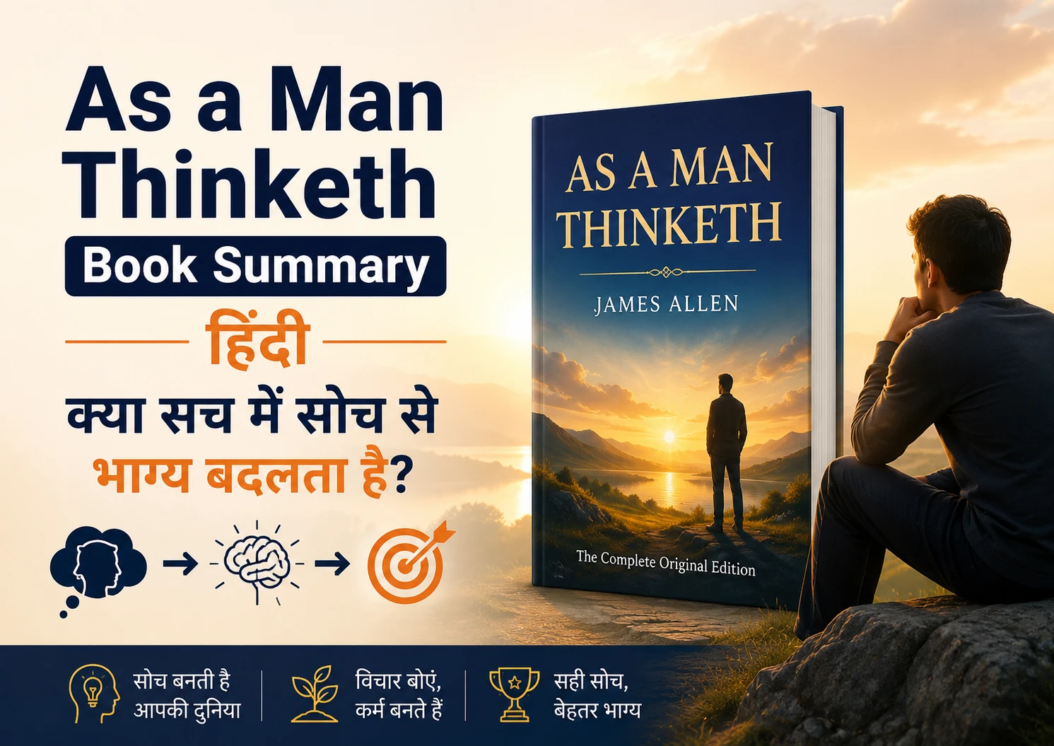 As a Man Thinketh Book Summary in Hindi