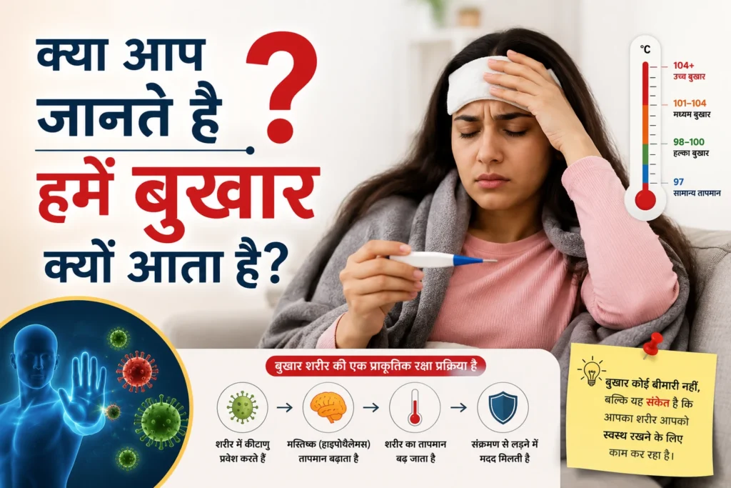 क्या आप जानते हैं हमें बुखार क्यों आता है