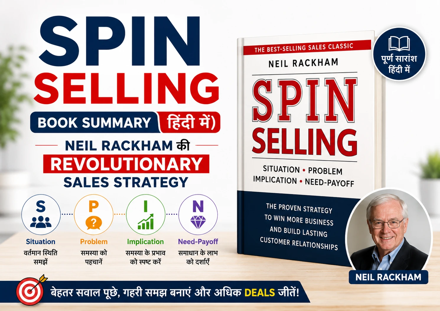 SPIN Selling Book Summary in Hindi