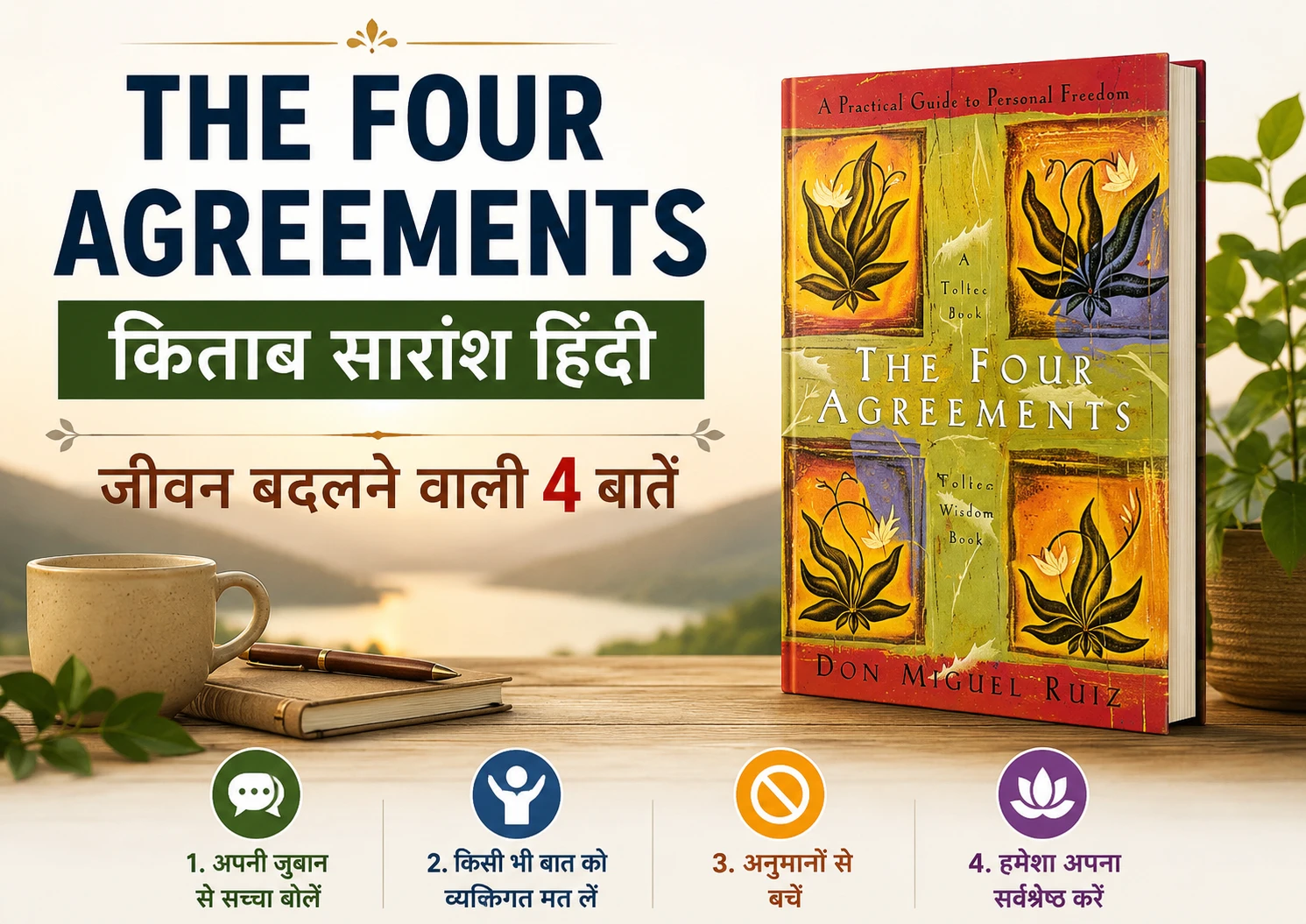 The Four Agreements Book Summary in Hindi