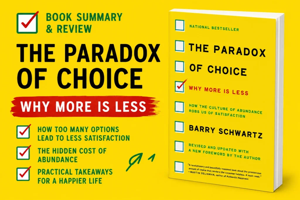 The Paradox of Choice Book Summary in Hindi