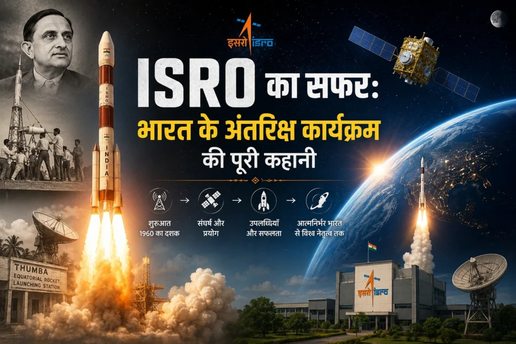 ISRO का सफर भारत के अंतरिक्ष कार्यक्रम की पूरी कहानी