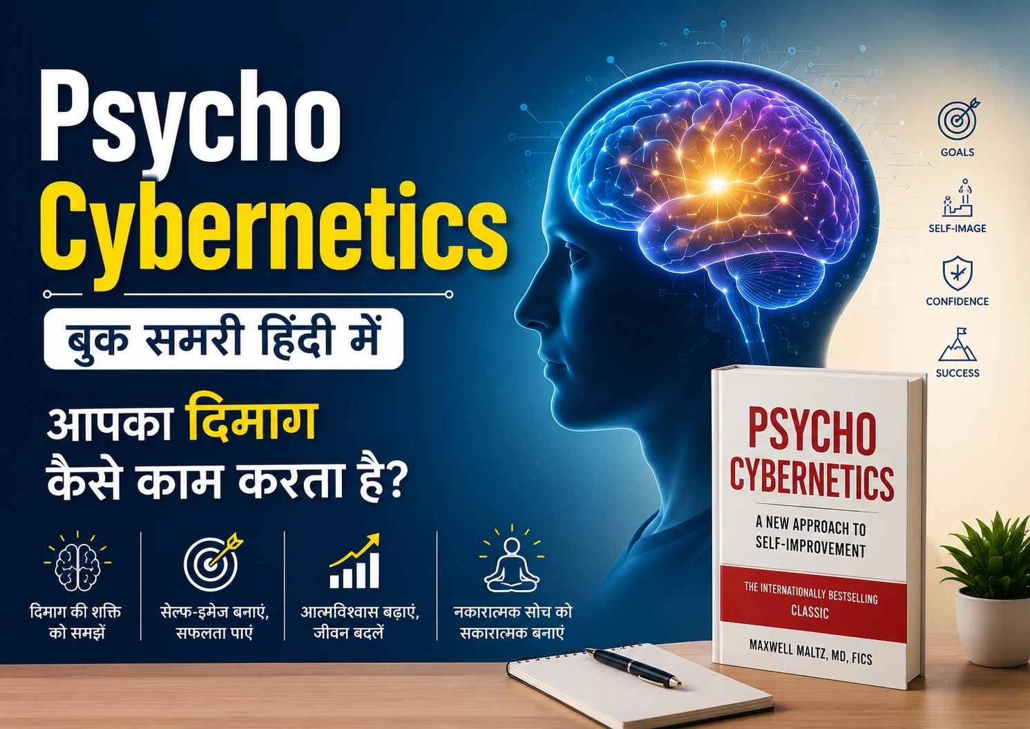 Psycho Cybernetics Book Summary in Hindi