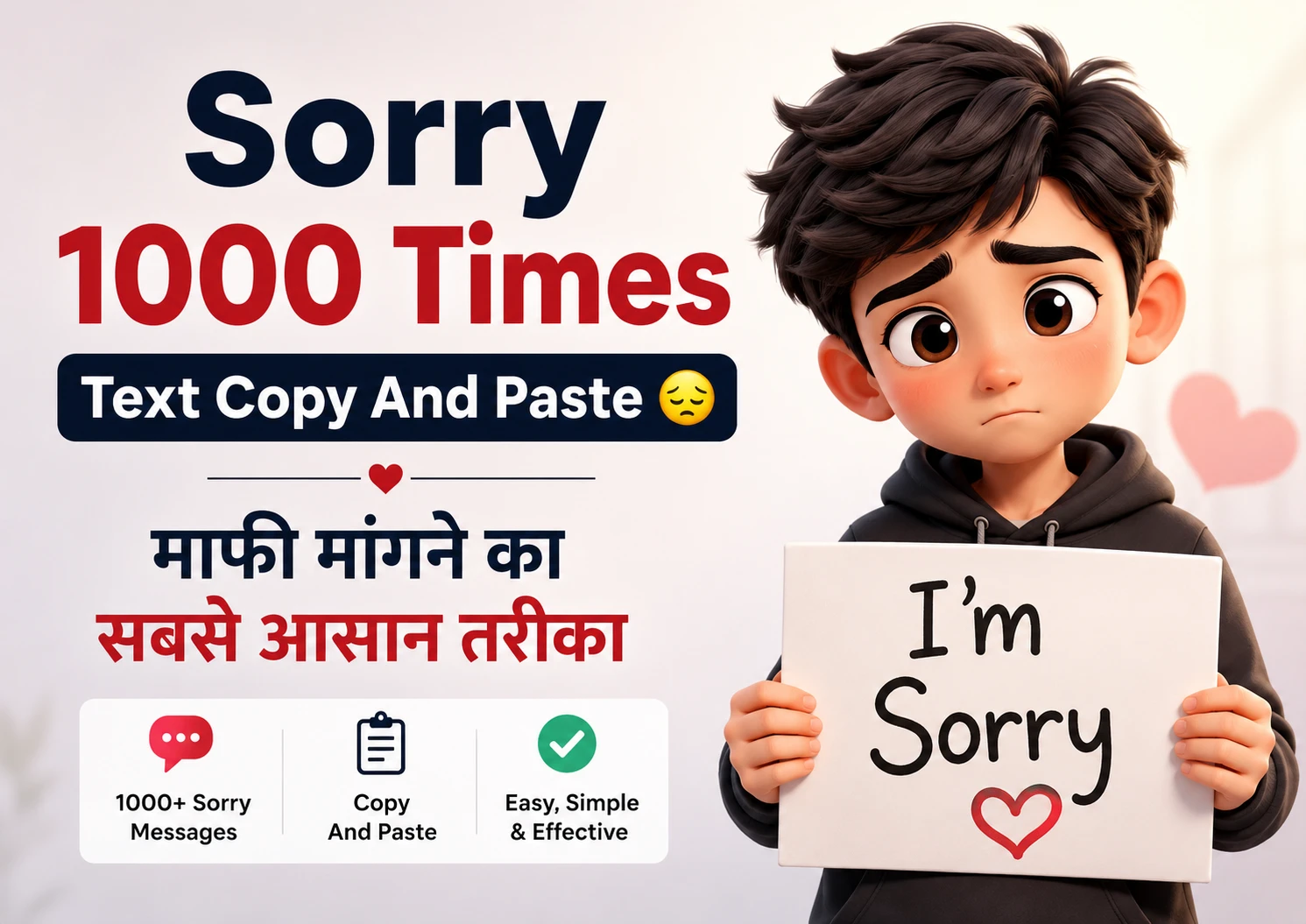 Sorry 1000 Times Text Copy And Paste