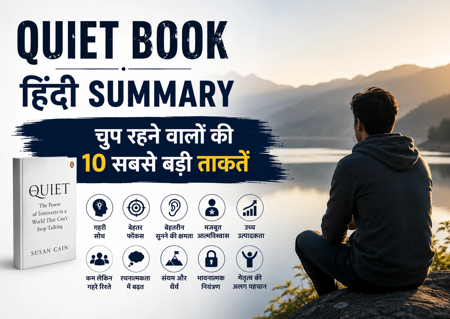 Quiet Book Hindi Summary