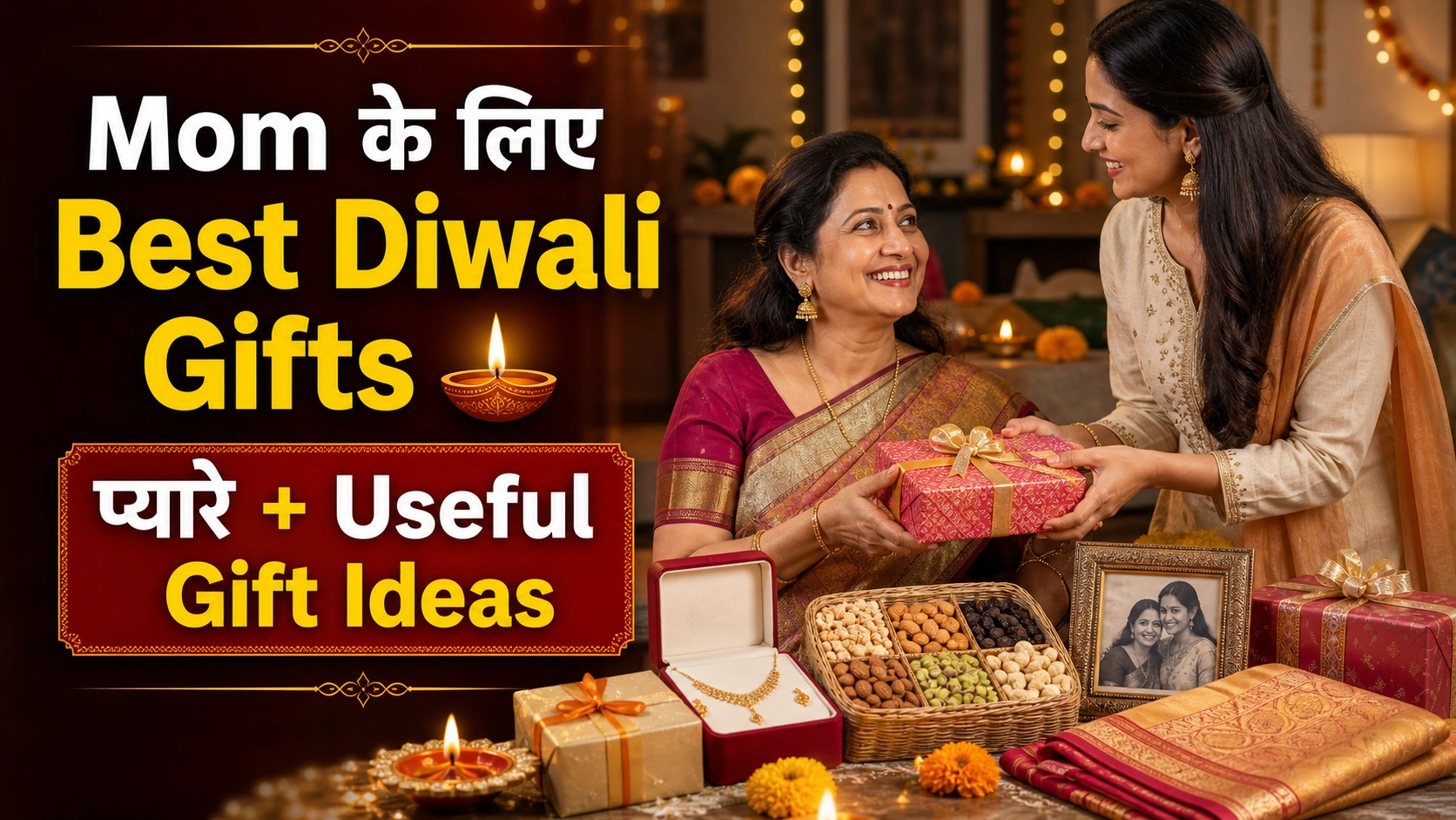 Mom ke liye best Diwali gifts with thoughtful and useful gift ideas